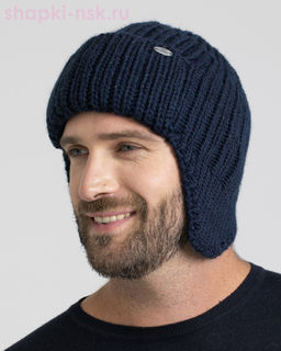 380 T Ушанка мужская флис (56-58)