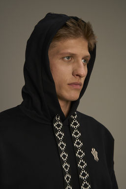 Худи утепленное Черный