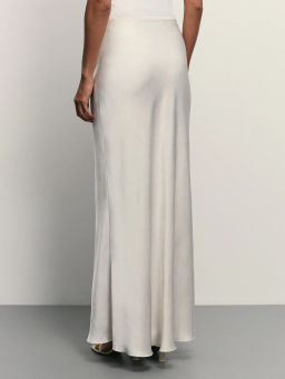 Юбка миди из сатина / Zarina фото 5