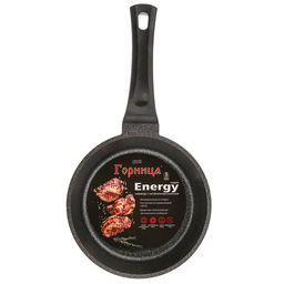 Сковорода с тефлоновым покрытием д20см Energy Agate Induction, h5,9см, s0,3см, бакелитовая ручка (Россия) Подходит для всех видов плит, включая индукционную. - Домашняя мода фото 5