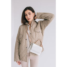 Сумка-мессенджер на клапане, цвет молочный - Simaland фото 9