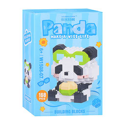 Конструктор "Панда с соком" (168 дет.) в коробке