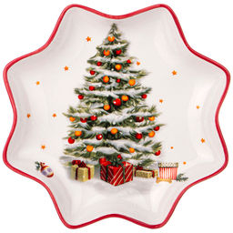 ТАРЕЛКА AGNESS С НОВЫМ ГОДОМ! ФИГУРНАЯ 20,5*3 СМ