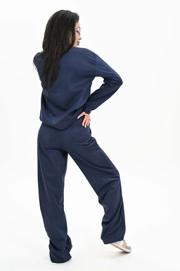 Брюки из мягкой эко замши