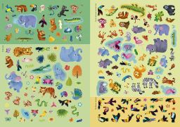 600 наклеек. Джунгли и саванна - Робинс фото 6