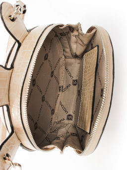 LACCOMA сумка ИГР2517-черепаха-белый эко кожа  фото 4