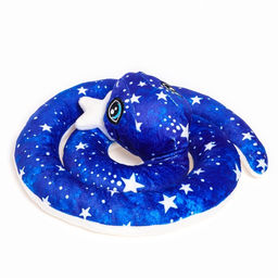 Мягкая игрушка Змея, 20 см, лунная, со звездой - POMPOSHKI фото 4