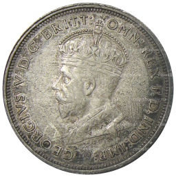 Монета 1 флорин 1927 года Австралия Открытие здания парламента в Канберре