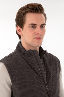 Мужской антрацитовый вязаный вязание кардиган скидка в корзине - U.s. polo assn фото 2