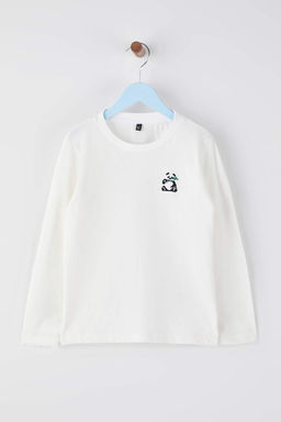 Turuncu-Yesil-Siyah 100%Pamuk 3lu Animal Bask? Regular Orme Unisex T-Shirt TKDAW26TS00009 - Trendyolmilla фото 12