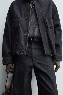 DENIM JACKET WITH POCKETS - Zara фото 5