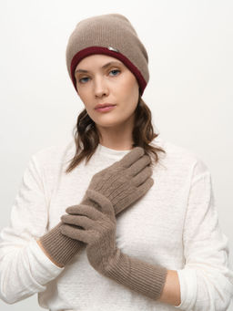 Перчатки из кашемира 31017 капучино