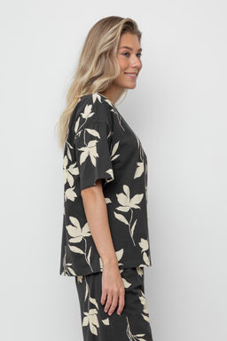 VERY NEAT _ ЕВТ 3184/черный кофе,магнолия фуфайка жен