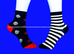 Цена за 10 пар. SYLTAN носки детские, подростковые на девочек "Разноцветные ножки " арт. 3244 5-6 лет (14-15 см)