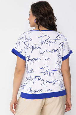 Блуза Лоран (белая) Б13509-20М - Lt collection фото 3