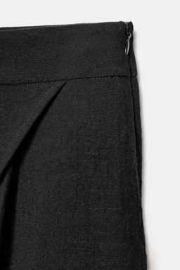 PANTAL?N PAREO ANCHO / Negro - Zara фото 3