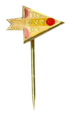 Значок рекламный авикомпания FLY CSA (Чехословакия)