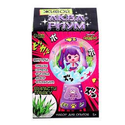 Набор для опытов Живой аквариум: Аниме, вырасти травку - Эврики фото 15