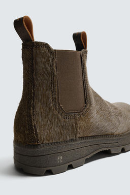 LEATHER CHELSEA BOOTS X SR_A - Zara фото 6