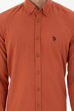 Мужская базовая рубашка Brick с длинным рукавом Неожиданная скидка в корзине - U.s. polo assn фото 6