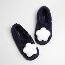 Halluci / Тапочки Махровые звёздочки с задником H3001