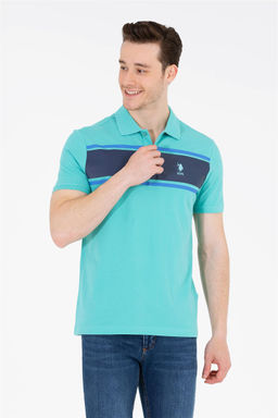 U. S. Polo Assn Мужская мятная футболка-поло