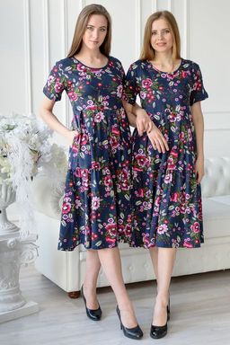 Платье женское из кулирки Зарема малиновый - Амадэль фото 5