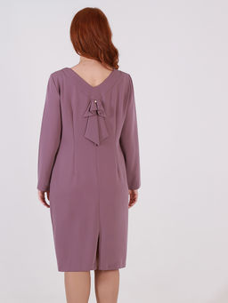 ШАРМ Текс 699.С1 Платье+ брошь - Almond фото 5