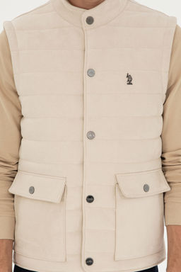 Erkek Bej Deri Ceket - U.s. polo assn фото 6