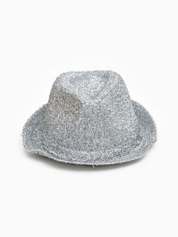 Карнавальная шляпа "Диско" серебряная р-р 56-58