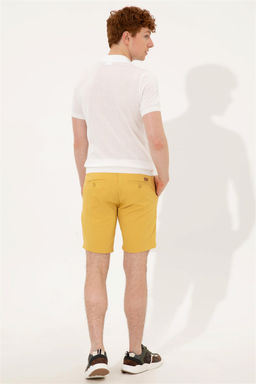Мужские шафрановые бермуды капри - U.s. polo assn фото 11