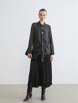 Regular Fit Ba?lamal? Kad?n G?mlek