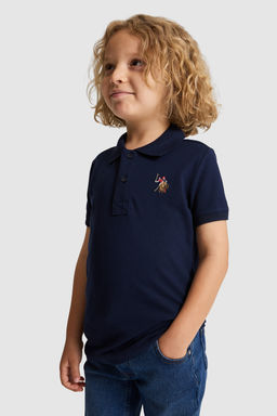 Erkek Гocuk Lacivert Polo Yaka Basic TiЕГrt - U.s. polo assn фото 3