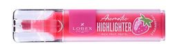 Маркер текстов. LOREX Aromatic 1-3,5 мм роз. пастель скошенный прозрачный корпус 1 шт