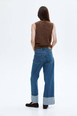 Wide High Ankle Jeans - H&m фото 7