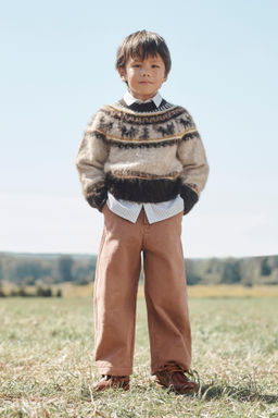 LIMITED EDITION CHINO TROUSERS WITH TOPSTITCHING