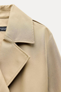 DOUBLE-BREASTED TRENCH COAT WITH BELT - Zara фото 5