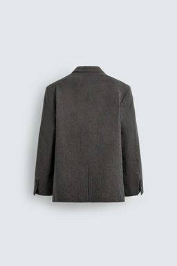 BLAZER CRUZADA TRAJE  RAYA DIPLOM?TICA / Gris - Zara фото 9