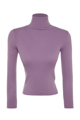 Kahverengi Basic Bal?kc? Yaka Triko Kazak TWOAW21KZ1279 - Trendyolmilla фото 16