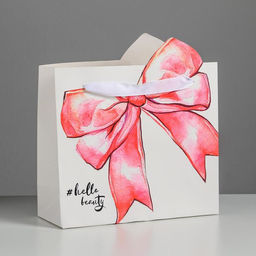 Пакет подарочный, упаковка, Подарок, 25?26?10 см