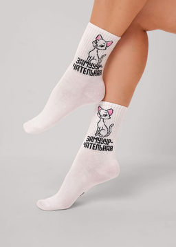 (CLE) Д5633 носки жен. 8 марта (ЧЗ)