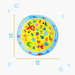 Акваковрик Крошка Я «Развивашки» надувной, развивающий, водный коврик, 65x65 см