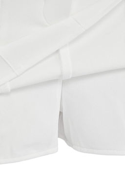 Beyaz Kemerli Mini Dokuma Etek Gorunumlu Sort TWOAW25SR00027