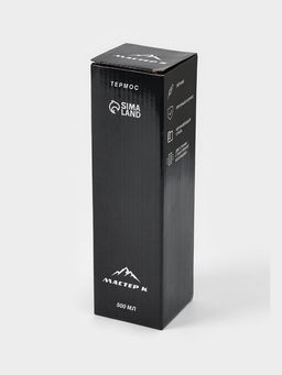 Термос гильза Мастер К, 500 мл, сохраняет тепло 10 ч, нержавеющая сталь, цвет хром