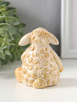 Сувенир керамика "Кудряш бараш" беж 7х7х8 см