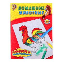 Раскраска Домашние животные, 12 стр.