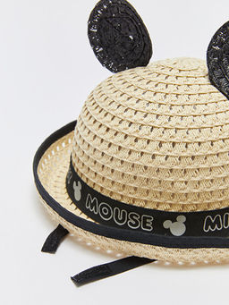 Mickey Mouse Bask?l? K?z Bebek Has?r F?tr ?apka - Waikiki фото 2