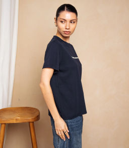 Футболка #КТ2021 (1), тёмно-синий - Dommod фото 2