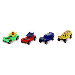 Набор машин «Рейсер», 4 шт, цвета МИКС