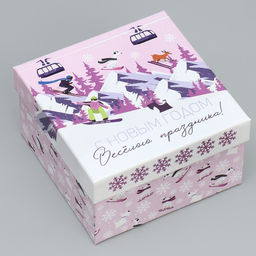 Набор подарочных коробок 6 в 1 С Новым годом, 10?10?6 20?20?11 см